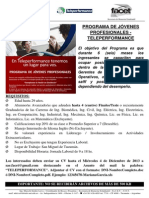 Aviso - Programa Jovenes Profesionales - TELEPERFORMANCE - 02