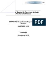 SRPPDT-AD-03 Análisis de Requerimientos Técnicos