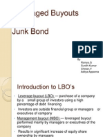 Leverage Buyout and Junk Kbonds