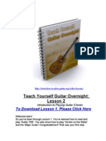 Guitar Course - Teach Yourself To Play Guitar Overnight - Beginner Lessons PDF