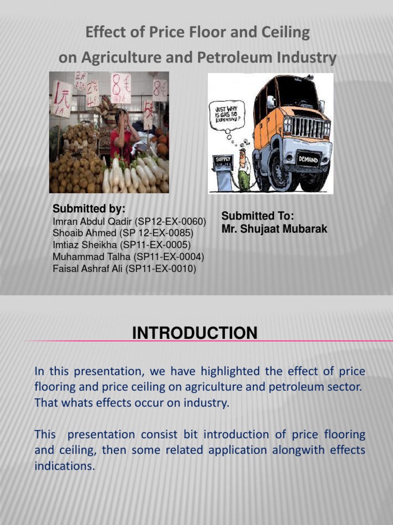 Effect Of Price Floor And Ceiling Economic Surplus Economic