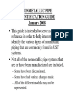 Nonmetallic Pipe Identification Guide