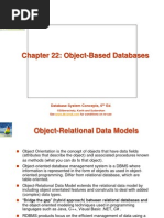 Ch22 - Object-Based Databases - RDBMS