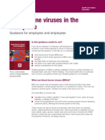 Blood-Borne Viruses in The Workplace