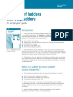 Safe Use of Ladders and Stepladders - An Employers Guide