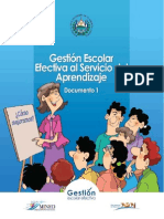 1 Gestión Escolar Efectiva Al Servicio Del Aprendizaje PDF