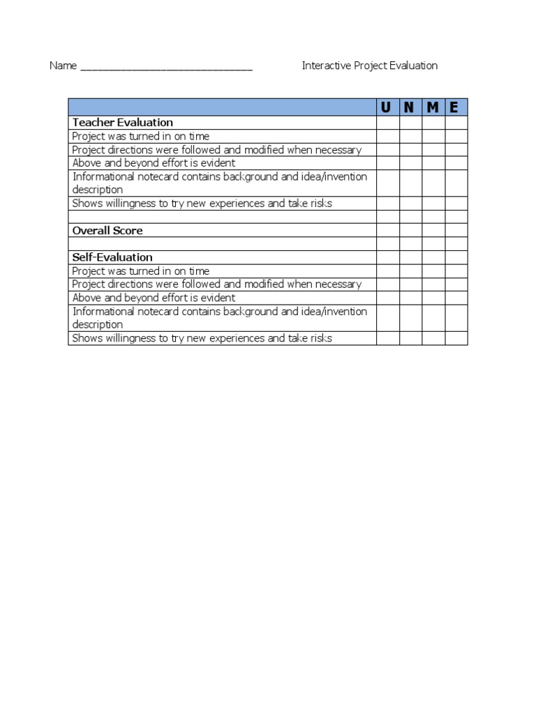 Interactive Project Evaluation Guide | PDF | Career & Growth | Business