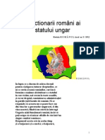 Functionarii români ai statului ungar