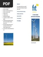 FIT WInd Turbine Maintenance Program