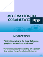 Motivation in Organization 2