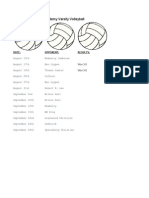 Volleyball Scoreboard