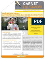 Apprentissageparlejeu CduS