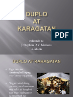 Duplo at Karaga Tan