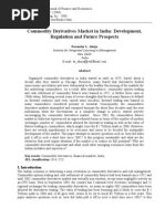 Download Commodity Derivatives Market in India Development by msarchanab SN18940493 doc pdf