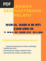 Download SEJARAH KESUSASTERAAN MELAYU by nurulnadia26 SN18940585 doc pdf