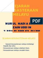 Sejarah Kesusasteraan Melayu