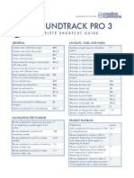 Soundtrack Pro 3 Shortcut Guide