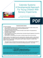 Brochure Calendar Systems a Developm Calendar Systems A Developmental Approach For Young Children with Sensory Impairmentsental Approach for Young Children With Sensory Impairments (Web)