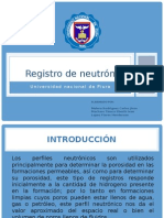 Registro de Neutrón