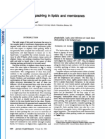 1984 - Small - Lateral Chain Packing in Lipids and Membranes