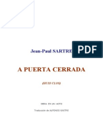 A Puerta Cerrada Sartre