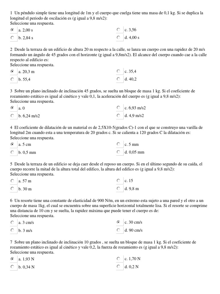 Examen Nacional Fisica General Diego Masa Física Y