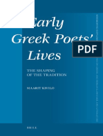 (Mnemosyne Supplements 322) Maarit Kivilo-Early Greek Poets' Lives. The Shaping of The Tradition (Mnemosyne Supplements - Volume 322) - Brill Academic Publishers (2010)