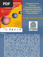 Adopcion de Las Niifs en Paises No Desarrollados