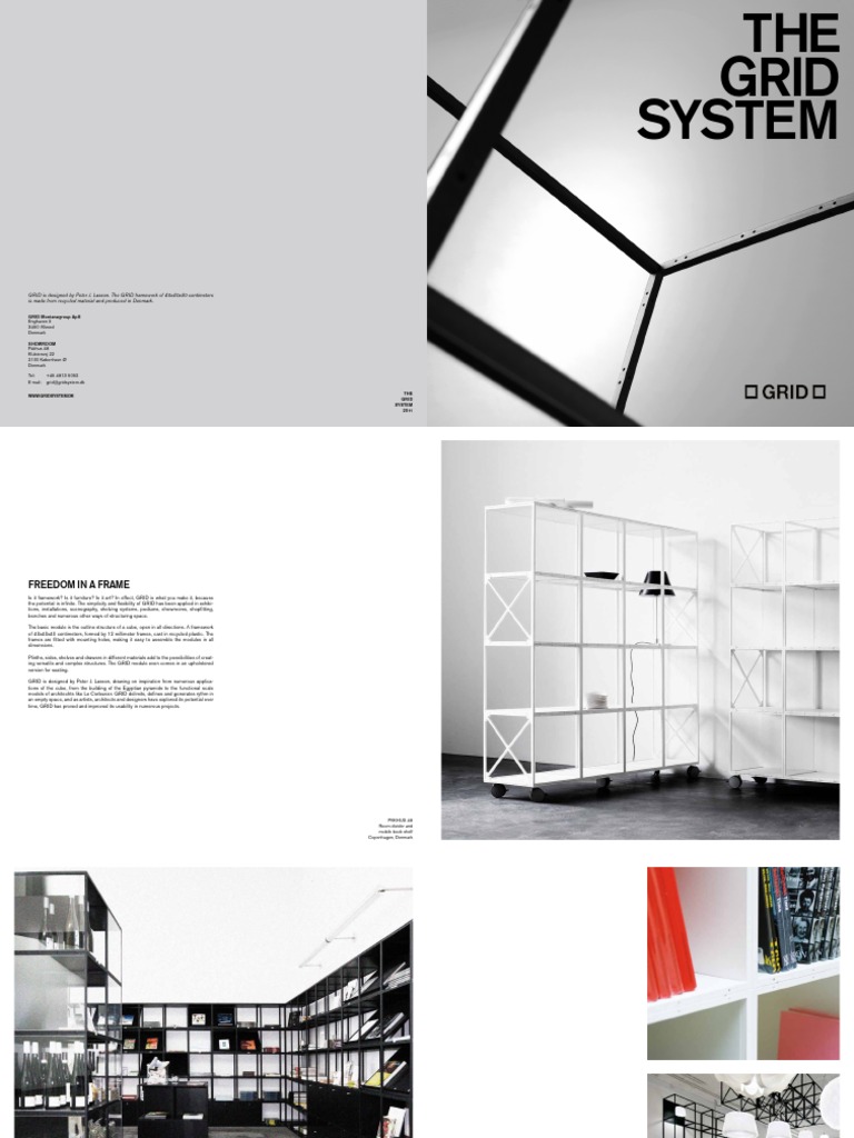 Versatile GRID System Furniture Design | PDF