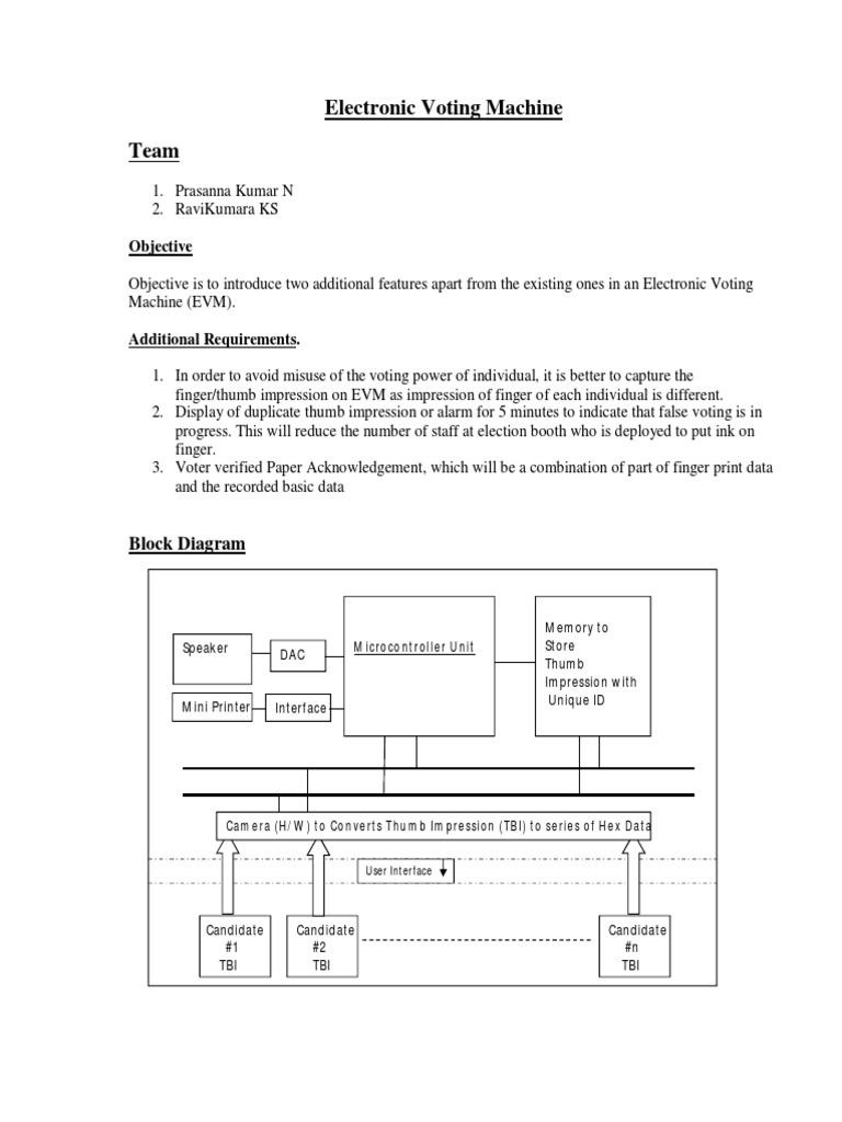 Enhancements for Electronic Voting Machines | PDF