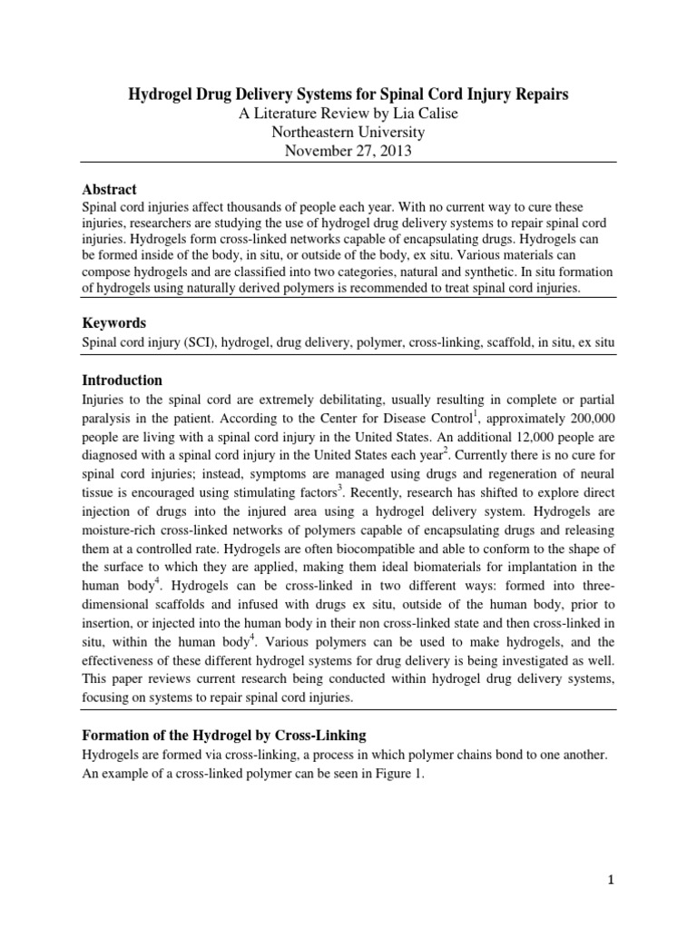 Unit 4 Final Draft | PDF | Cross Link | Tissue Engineering