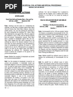 Case Digests on Special Civil Actions