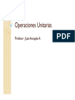 Operaciones Unitarias y Balance de Materia