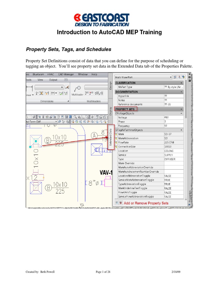 PropertySets Tags Schedulesreferencematerial | PDF | Auto Cad | Tag ...