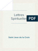 Saint Jean de La Croix - Lettres Spirituelles