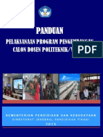 Panduan Pengembangan Calon Dosen Politeknik 2013