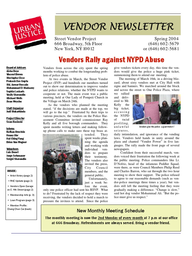 Newsletter Spring 2004 | PDF | Business