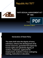 Powerpoint RA 7877 Anti-Sexual Harassment Act of 1995 Final 8feb13