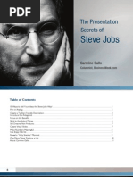 Presentation Secrets of Steve Jobs