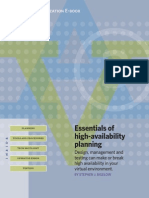 Essentials of High-Availability Planning