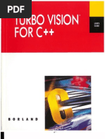 Borland Turbo Vision For C++ User's Guide