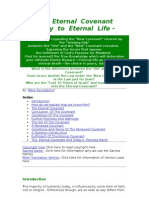 The Enternal Covanant & Eternal Life
