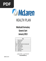 Positive Listing Generic Medicaid-McLaren Health Plan-HMO