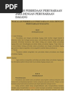 Makalah Perbedaan Perusahaan Jasa Dengan Perusahaan Dagang