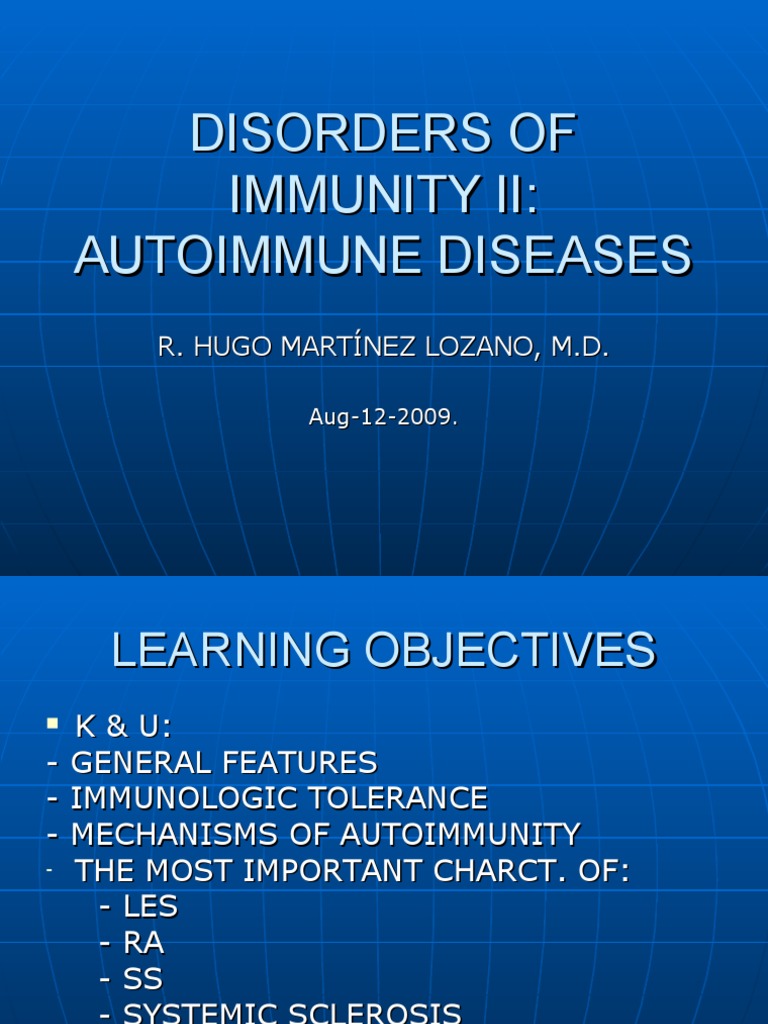 Autoimmune Diseases Overview and Mechanisms | PDF | Autoimmunity ...