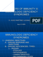 Disorders of Immunity III. Immunologic Deficiency Syndromes