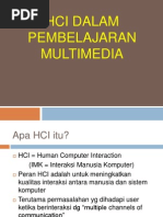 Download HCI in Multimedia Learning 2012 by Muhammad Lulu Latif Usman SN189515113 doc pdf
