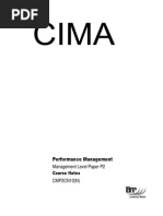 Download CIMA P2 Performance Management Study Notes by BPP by Shahid Ali SN189522023 doc pdf
