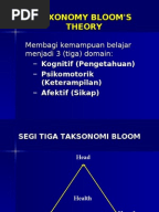 Teori Taksonomi Bloom