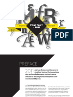 FontFont AnnualReport 2011
